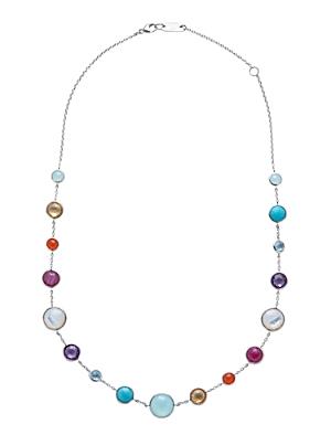 Ippolita Sterling Silver Lollipop Lollitini Multi-gemstone Statement Necklace, 18