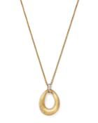 Marco Bicego 18k Yellow Gold Lucia Diamond Pendant Necklace, 16.5