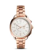 Fossil Q Accomplice Rose Gold-tone Hybrid Smartwatch, 40mm
