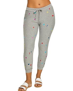 Chaser Printed Cropped Jogger Pants