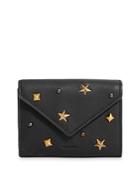Allsaints Mazzy Studded Small Leather Card Case