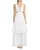 Significant Other Juliette Eyelet Ruffle Dress