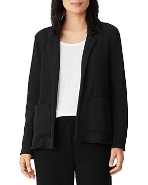Eileen Fisher Organic Cotton Raw Hem Blazer