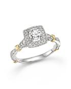 Certified Diamond Ring In 14k White Gold, .85 Ct. T.w.