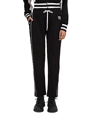 The Kooples Striped Snap-side Track Pants