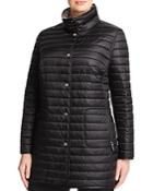 Basler Plus Reversible Stand Collar Quilted Coat
