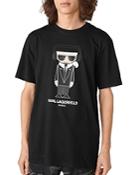 Karl Lagerfeld Paris Cotton Flat Head Karl Graphic Tee