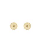 Gucci 18k Yellow Gold Icon Blooms Stud Earrings