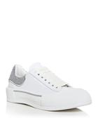Alexander Mcqueen Men's Deck Glitter Heel Detail Sneakers