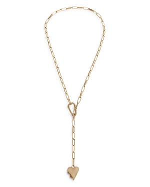Allsaints Heart Locket Y Necklace, 24
