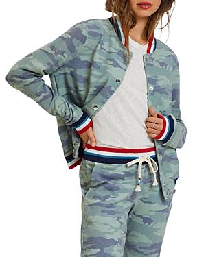 Sol Angeles Camo Print Bomber Jacket