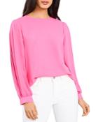 Vince Camuto Pleated Sleeve Blouse