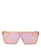 Quay Women's Quay X Benefit Shade Queen Mirrored Shield Sunglasses, 52mm