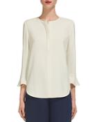 Whistles Jennifer Fluted-cuff Top