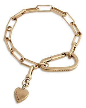 Allsaints Heart Charm Bracelet