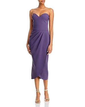 Chiara Boni La Petite Robe Caren Strapless Midi Dress