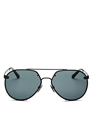 Burberry Men's Brow Bar Aviator Sunglasses, 61mm