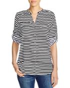 Calvin Klein Striped Roll Sleeve Shirt