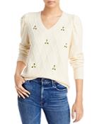 Cliche Floral Embroidered Sweater (62% Off) - Comparable Value $92