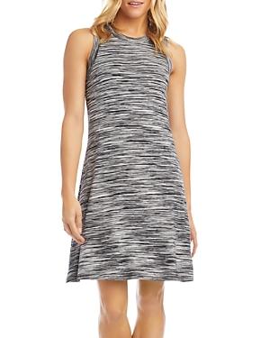 Karen Kane Space-dyed Fit-and-flare Dress