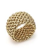 Woven Ring In 14k Yellow Gold