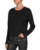 The Kooples Ribbed Zip-cuff Sweater