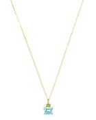 Bloomingdale's Swiss Blue Topaz & Peridot Pendant Necklace In 14k Yellow Gold, 18 - 100% Exclusive