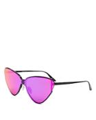 Balenciaga Women's Shield Cat Eye Sunglasses, 99mm
