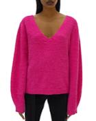 Helmut Lang Cloud Brushed Double V Neck Sweater