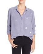 Bella Dahl Pocket Star Print Shirt