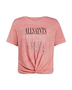 Allsaints Karma Carme Knot Hem Tee