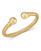 Bloomingdale's Braided Cuff Bracelet In 14k Yellow Gold - 100% Exclusive