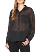 Sanctuary Sheer Bliss Button Front Top