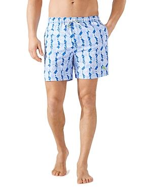 Tommy Bahama Naples Pina Perfection Pineapple Print Regular Fit 6 Swim Trunks