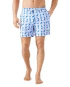 Tommy Bahama Naples Pina Perfection Pineapple Print Regular Fit 6 Swim Trunks