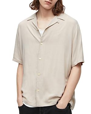 Allsaints Venice Camp Collar Short Sleeve Shirt