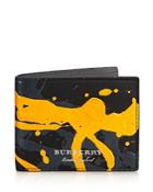 Burberry Trench Leather Splatter Wallet
