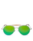 Givenchy Palladium With Green Multilayer Sunglasses