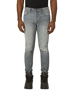 Hudson Zack Skinny Fit Jeans In Stained Gray