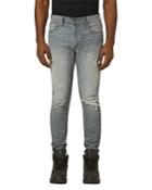 Hudson Zack Skinny Fit Jeans In Stained Gray