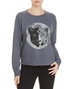 Recycled Karma Jaguar Moon Sweatshirt - Compare At $59