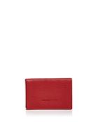 Longchamp Veau Foulonne Flap Card Case