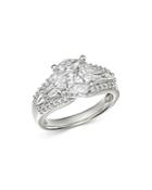 Bloomingdale's Fancy-cut Diamond Statement Ring In 18k White Gold, 1.85 Ct. T.w. - 100% Exclusive