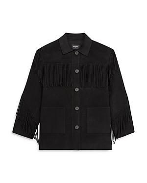 The Kooples Western Fringe Jacket