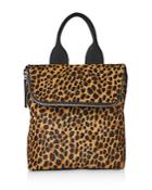 Whistles Mini Verity Leopard Print Backpack