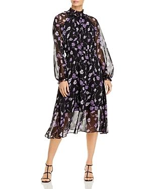 Aqua Floral Midi Dress - 100% Exclusive