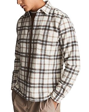 Reiss Hooper Check Regular Fit Shirt Jacket