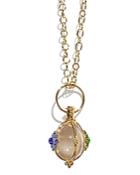 Temple St. Clair 18k Yellow Gold Stella Dreamcatcher Multi-gemstone Amulet Pendant - 100% Exclusive