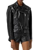 The Kooples Convertible Leather Jacket