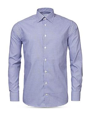 Eton Tattersall Check Slim Fit Dress Shirt